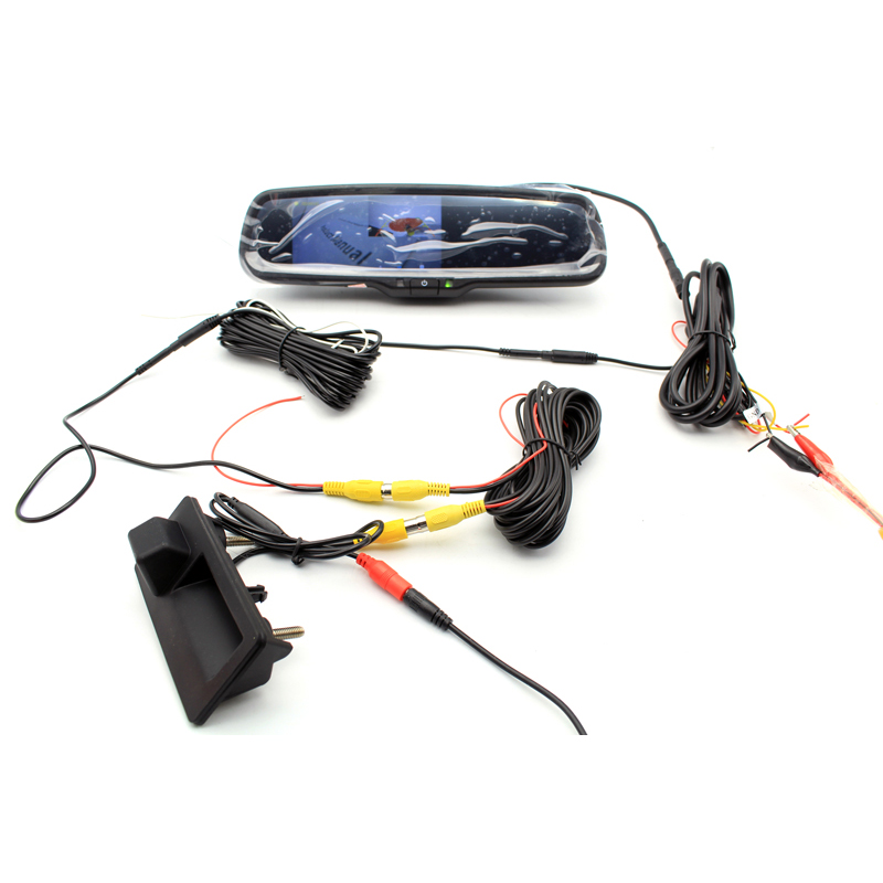 GreenYi 4 Pin Plug to RCA Plug Conversion Line Only Support NTSC System ONLY FOR GreenYi DVR Mirror Monitors