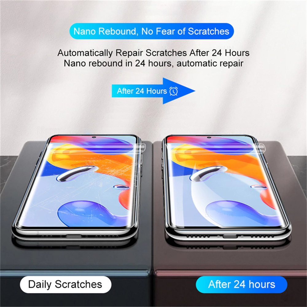 Suave Película de Hidrogel para Redmi Note 14 13 10 11 12 Pro Plus Protector pantalla Xiaomi Redmi Note11 Pro 5G película de Hidrogel Redmi Note 14 Pro frontal y película Note12 protectores Note 12S 11S 10S