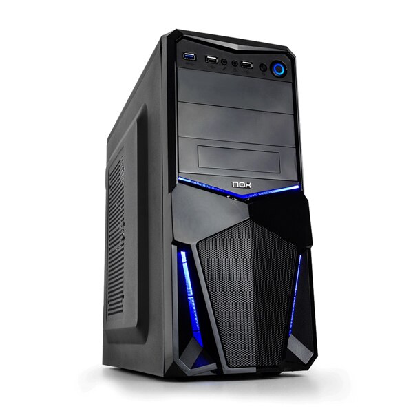 ATX Semi-turm Box NOX NXPAX USB 3.0 Schwarz