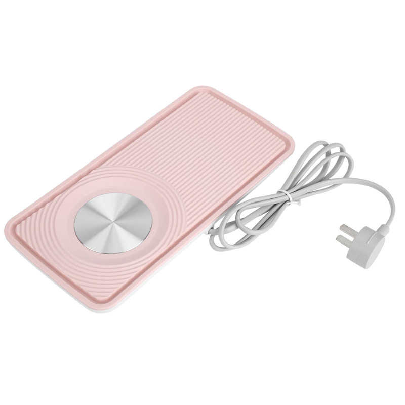 600ml Pink Electric Kettle Multi-Function Temperature Constant Glass Teapot Chinese Plug 220V