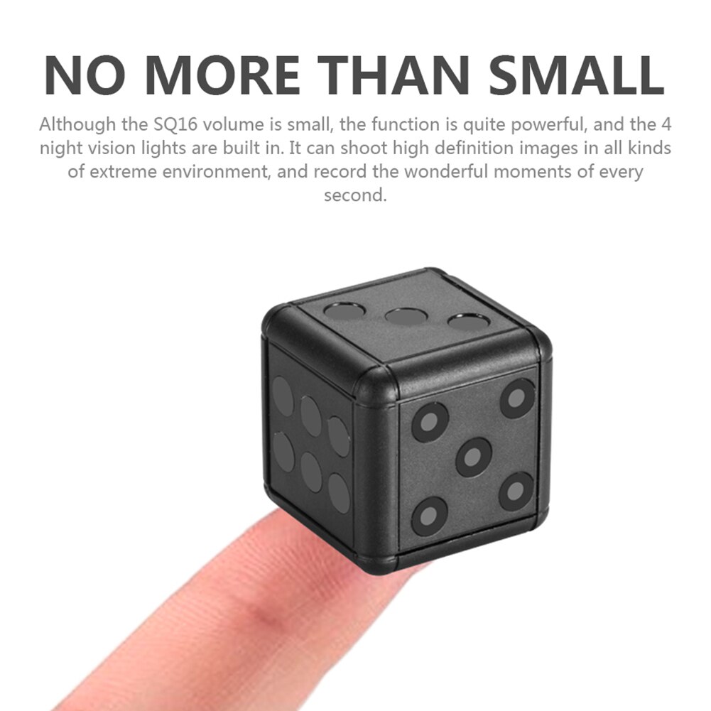 SQ16 Camera Hd 1080P Mini Camera Dobbelstenen Cam Hd Motion Video ...