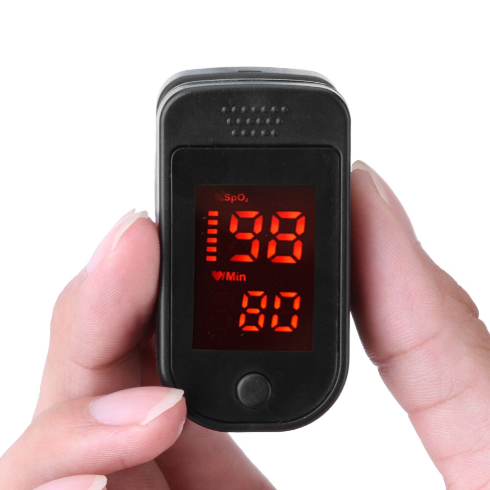 Pulse Oximeter Monitor Finger Pulse Oxymeter Digital Oxygen Meter Clip Type Sensor Oled Display Pulse Oximeters: Blue