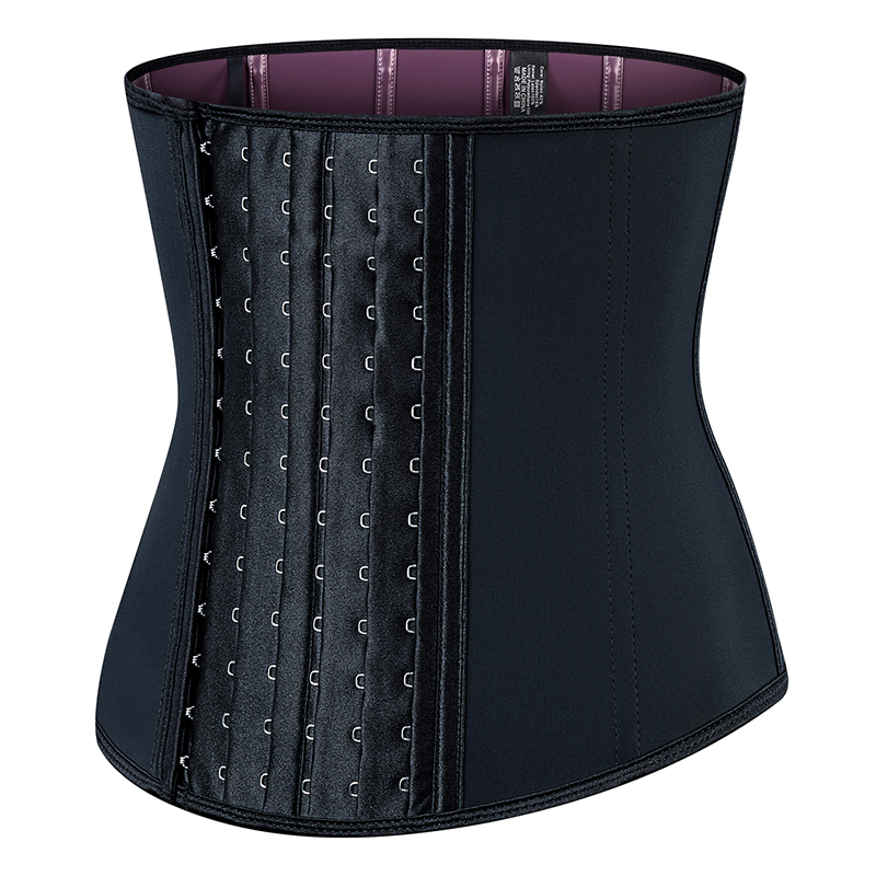 MUKATU 9 Stahl Knochen Latex Taille Trainer 6 Reihen Von Tasten Sturm Schweiß Beschichtung Korsett Bauch Schlank Gürtel Karosserie Gestalter
