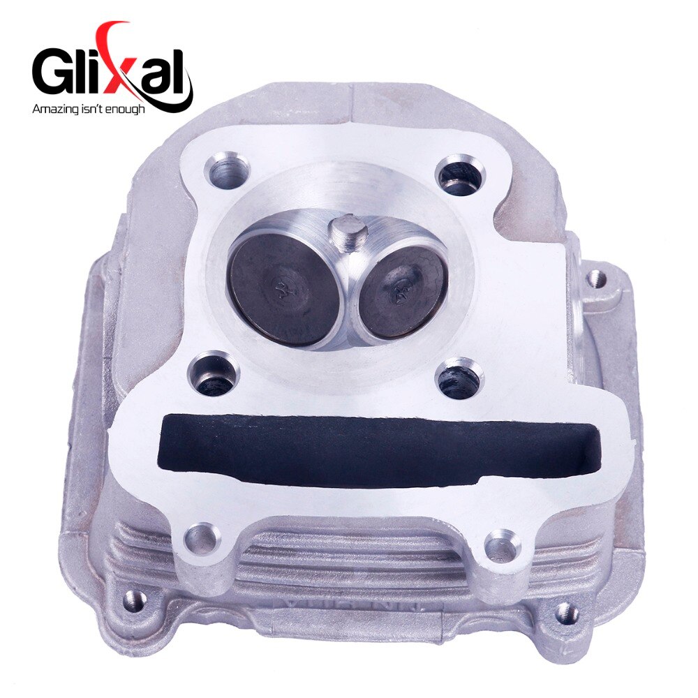 Glixal GY6 180cc 61Mm Scooter Motor Rebuild Kit Big Bore Cilinder Kit Cilinderkop Assy Voor 4-Takt 157QMJ Bromfiets Scooter Atv