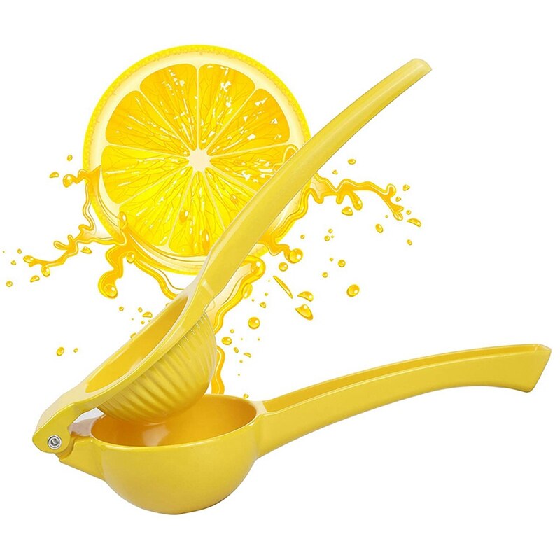 ! Handheld Lemon Lime Juicer Manual Fresh Juice Squeezer Extractor Heavy Duty Metal Orange Citrus Fruit Hand Held Press