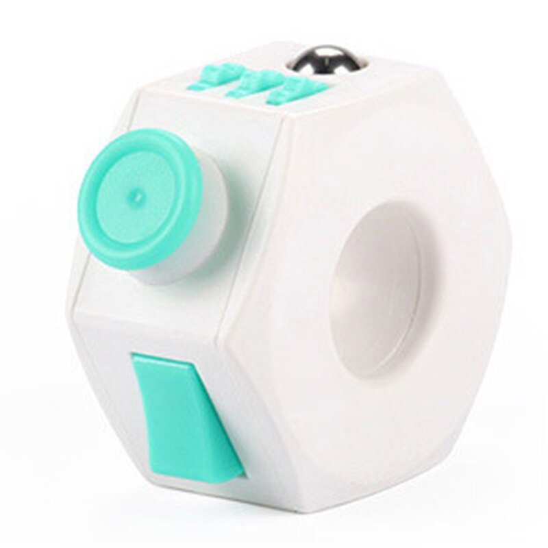 Fidget Speelgoed Min Kubus Speelgoed Vinyl Bureau Vinger Speelgoed Squeeze Fun Stress Reliever: Licht Groen