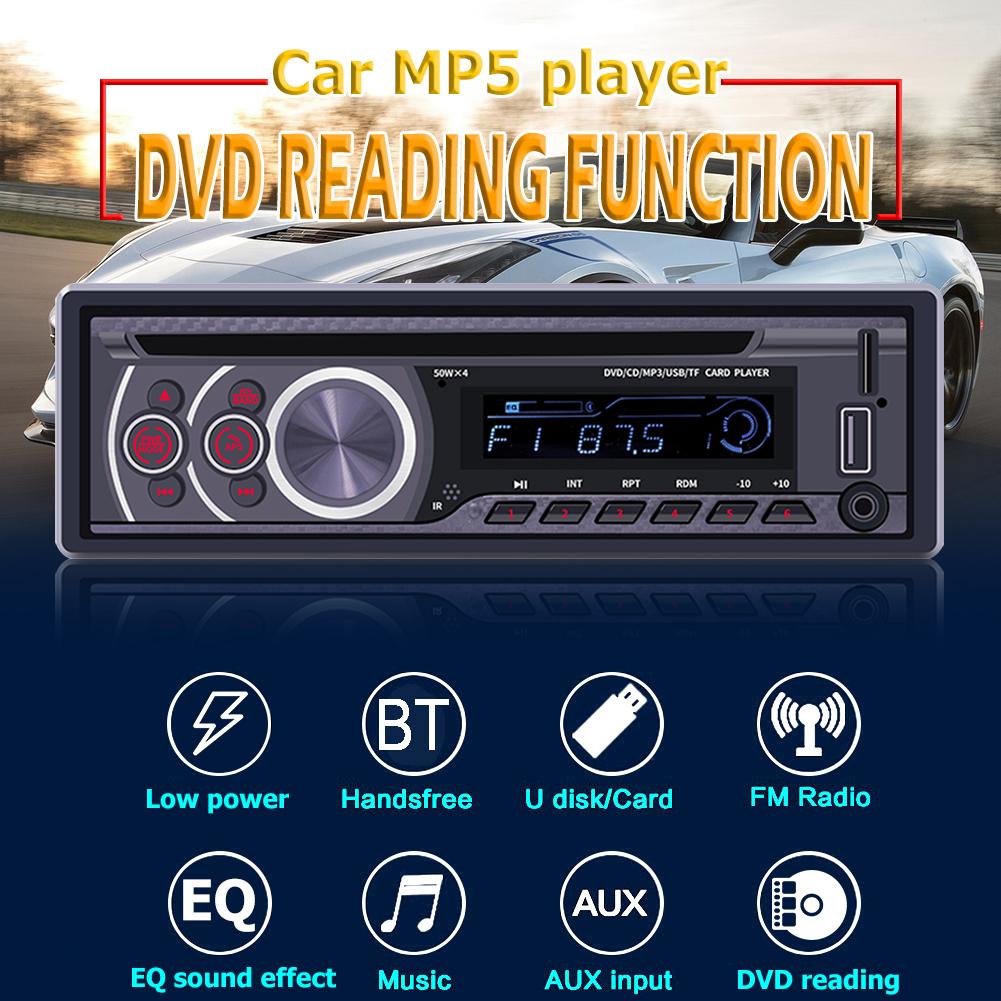 8169A Car Stereo CD VCD DVD Player Bluetooth FM Radio Digital Media Receiver Working Temperature - 10 - 60 Degrees