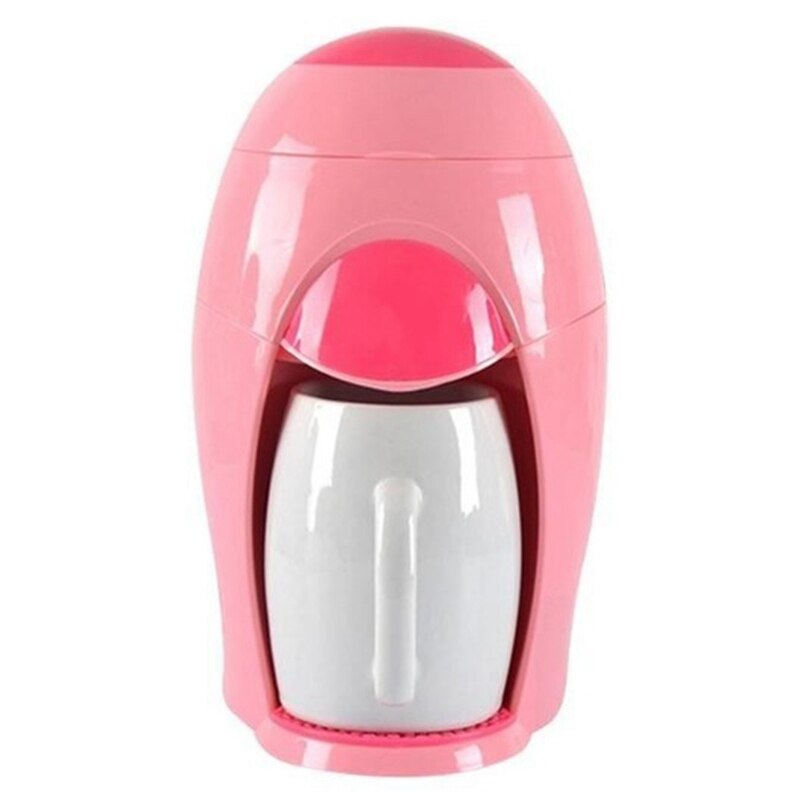 Machine à café américaine petite Machine à thé goutte à goutte ménage électrique Portable multi-fonction brassage Machine à café rose