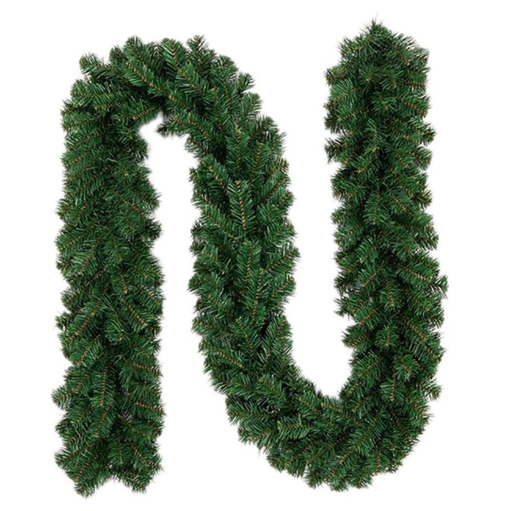 2.7m Pine Christmas Garland Decorative Green Christmas Garland Artificial Xmas Tree Rattan Banner Decoration Ship