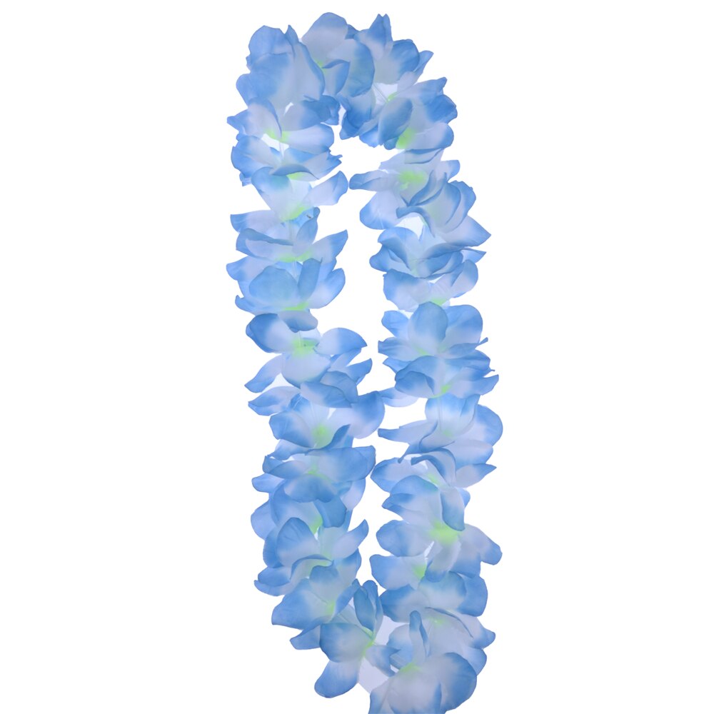 108 cm Flower garland Hawaiian Hula Cloth Garland necklace Party Beach Decor Home decor + Plastic