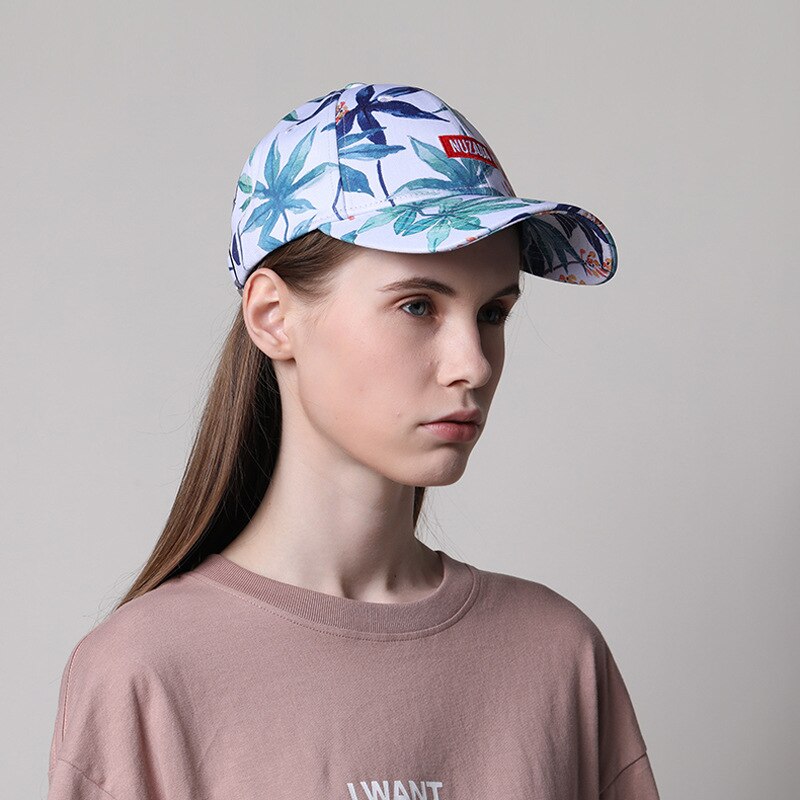 Baseballpet heren dames bloemen verstelbare snapback pet straat hiphop petten stijl