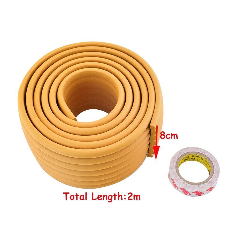 Tusunny 2M Kinderen Bescherming Tafel Guard Strip Veiligheidsproducten Tafelrand Meubels Horror Crash Bar Corner Schuim Bumper