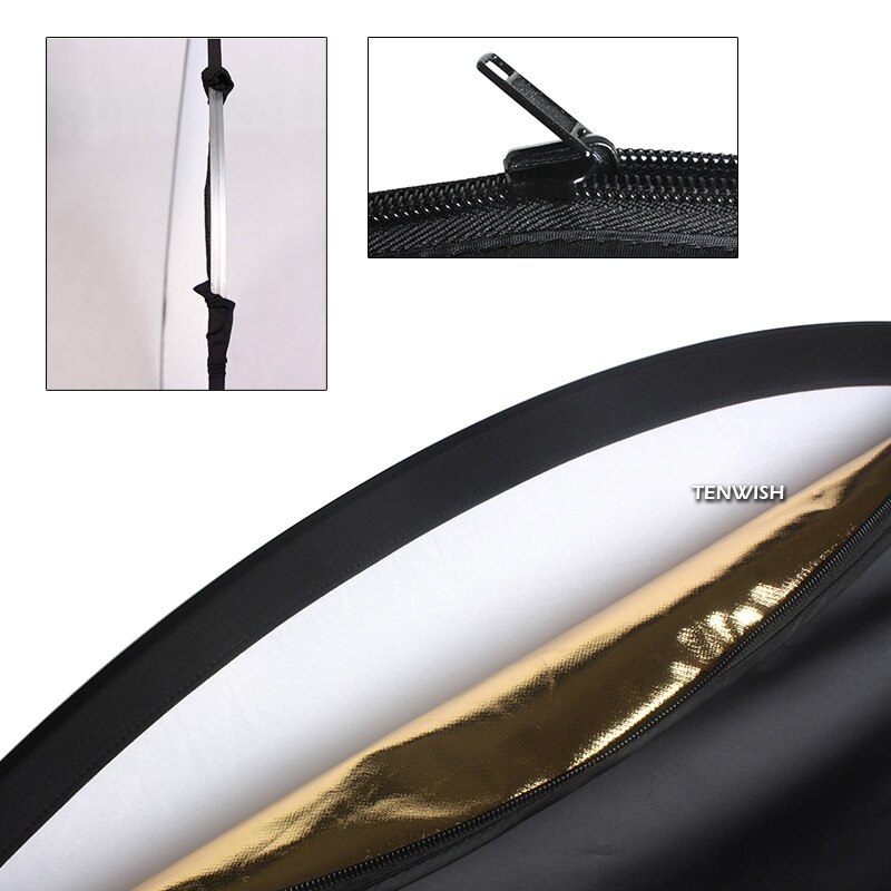 TENWISH 43 zoll/110cm 5in1 Multi Rabatt Fotografie Studio Foto Faltbare Licht Reflektor tragbare foto Rabatt w/tragetasche