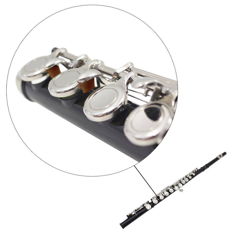 Værktøj til reparation af fløjte reparationssæt skruer + pakninger + pads + dyvler + tilbehør til reed musikinstrument og kasse