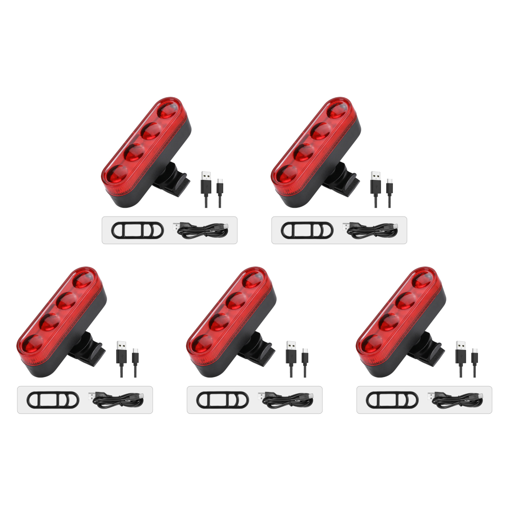 LED Sicherheit Warnung Rücklicht USB Aufladbare Radfahren Rücklicht Wasserdichte Fahrrad Hinten Nachtlicht für Nacht Laufen: Lila