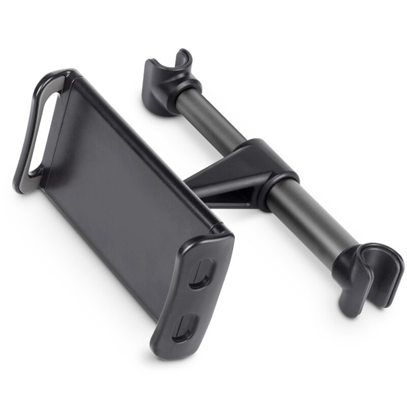 Telescopische Auto Achter Kussen Telefoon Houder Tablet Auto Stand Rear Seat Hoofdsteun Montagebeugel 4-11 Inch Voor Telefoon tablet: Black Buckle