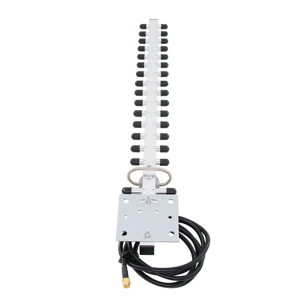 Antena WiFi de 2,4 GHz, 25dbi, Antena Yagi direccional, ligera, de aleación, RP-SMA, para exteriores