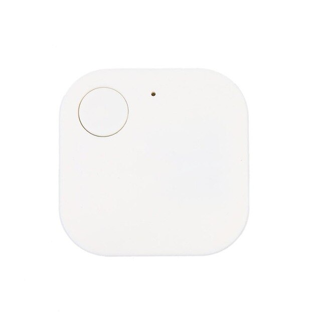 Tracking Tag Key Anti Lost Alarm Finder posizione traccia animali domestici Smart Tracker compatibile Bluetooth cane gatto portafoglio Finder promemoria: WHITE