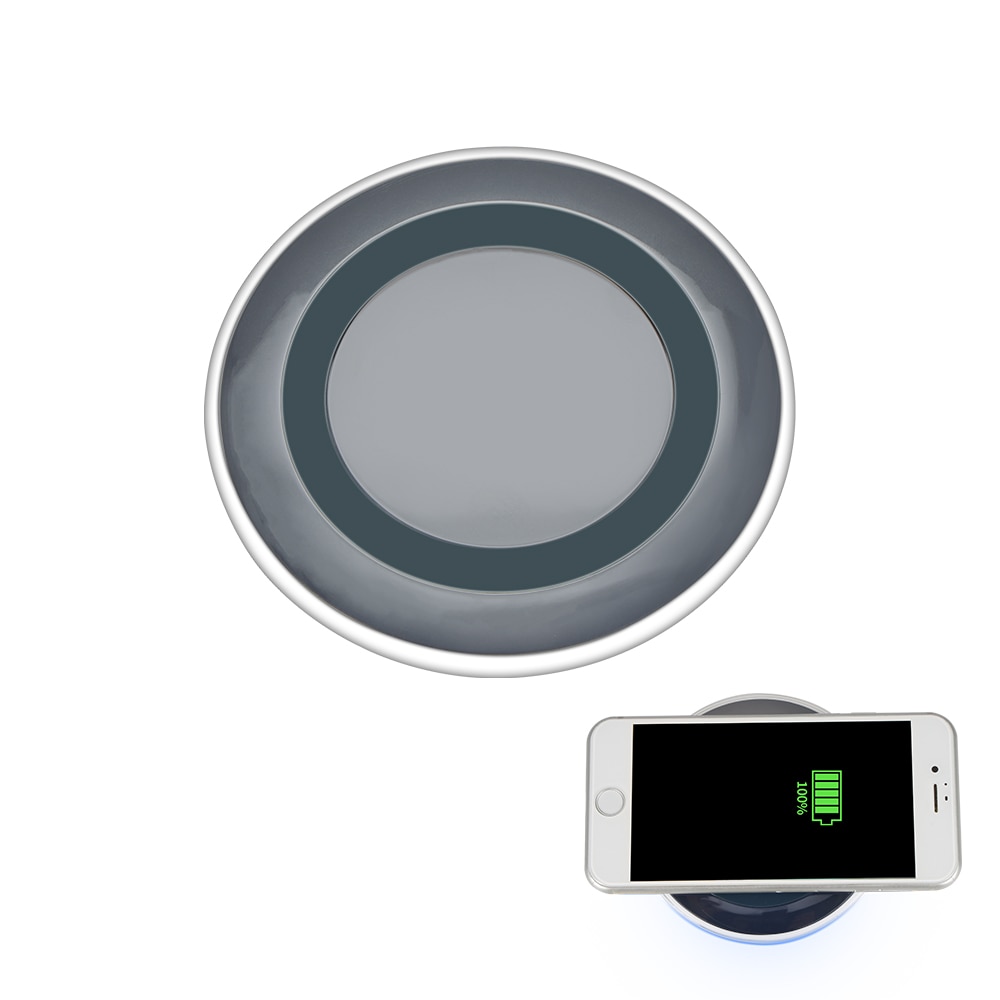 5W Qi chargeur sans fil pour Samsung S9 S10 Xiaomi Mi 9 8 SE Redmi Note Pro tapis de charge Dock berceau chargeur Station de chargement: Black