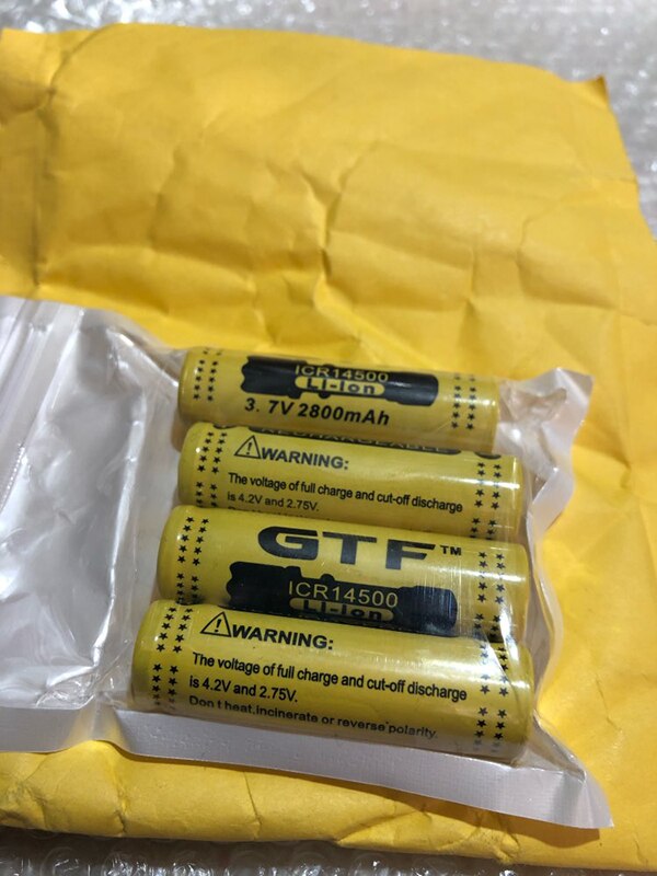 3.7v 2800 mah 14500 akku litiumioni ladattava akku led taskulamppu kannettavat laitteet työkalut valaistus työkalut akku