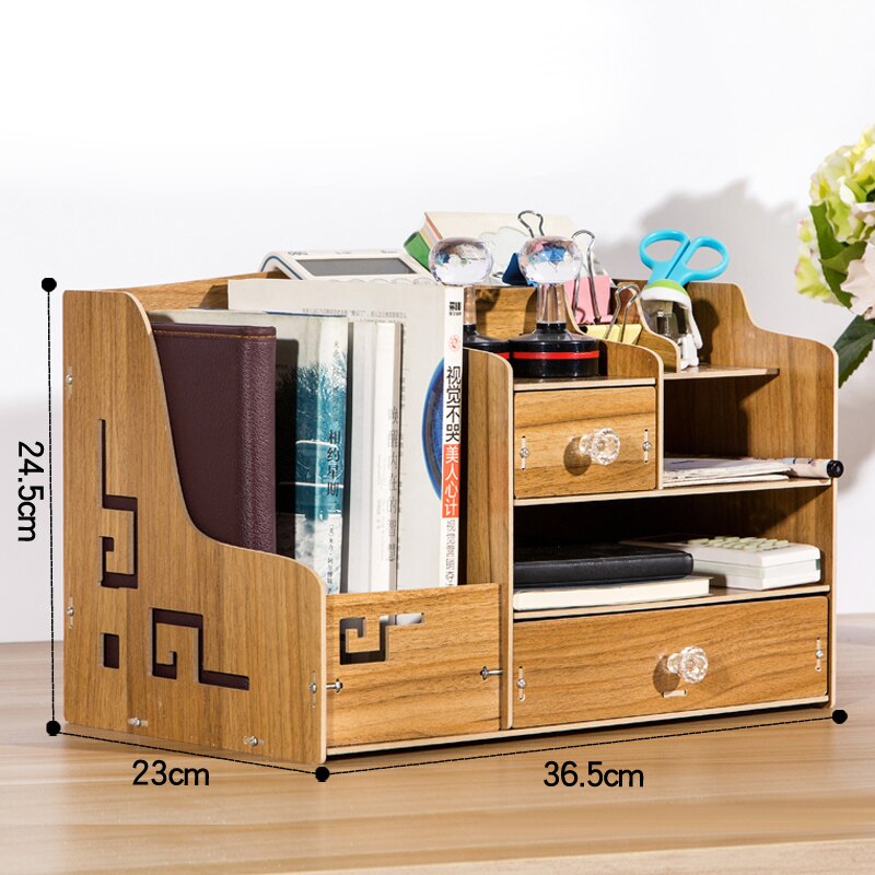 DIY Desk Set Office School Filing Cabinets Multifunctional Desk Organizer File Holder Set Desk Accessories Organizer File Tray
