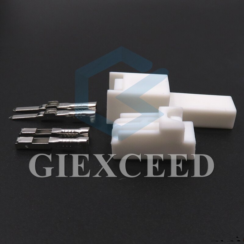 2 Sets 2 Pin Automotive Wiring Connector Auto 90980-12498 Cigarette Lighter Wire Harness Socket For Toyota Vios Levin