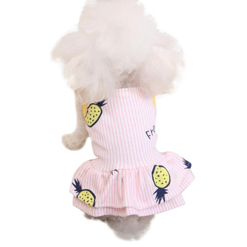 Zomer Mode Hond Kleding Voor Kleine Hond Chihuahua Kleding Prinses Huisdier Kat Fruit Jurken Puppy Sling Rok