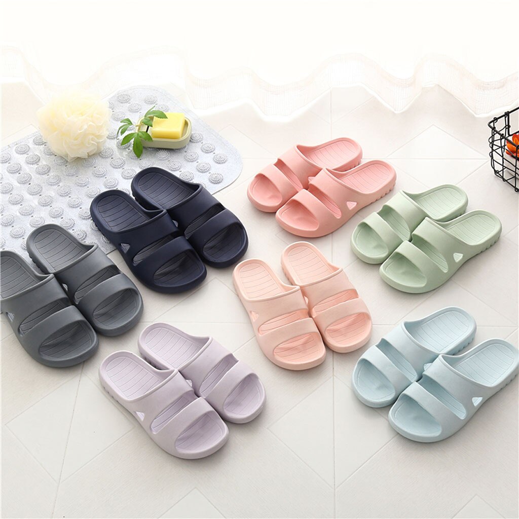 Mannen Douche Zwembad Slippers Zachte Ultra Comfortabele Lichtgewicht Bad Slippers Thuis Slippers