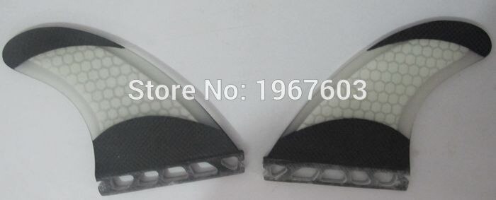 Quad set Surf fin Future carbon honeycomb G5 surfing fins 2 piece side fin 2 piece center rear surf fin