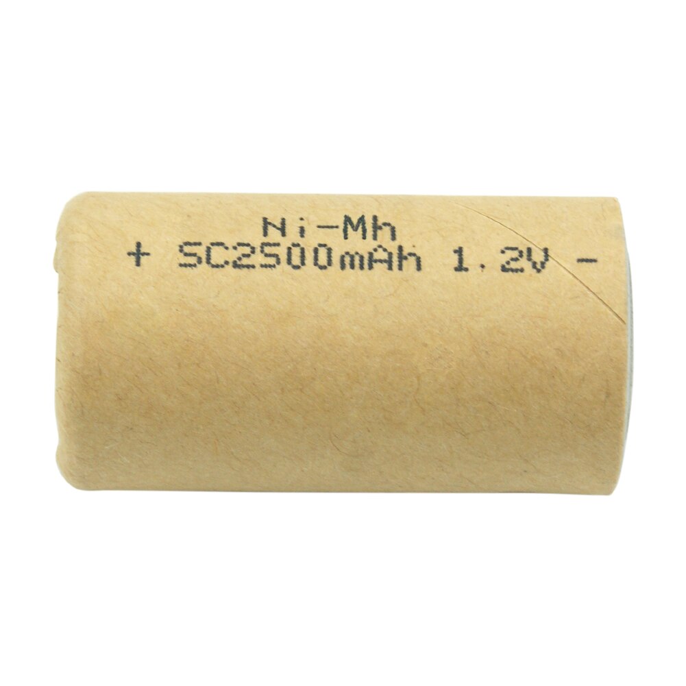 4-20pcs SC Nimh Ni-Mh 1.2V 2500mah Rechargeable Power Tool Battery Cell SC Discharge Rate 10C-15C Replacement Batteries