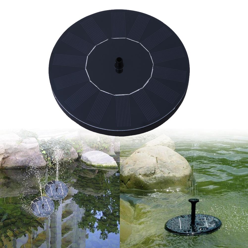 1.0W 160L/H Solar Water Panel Power Pump Fountain Set Pond Garden Power Panel Kit Pool Watering Submersible DC 7V
