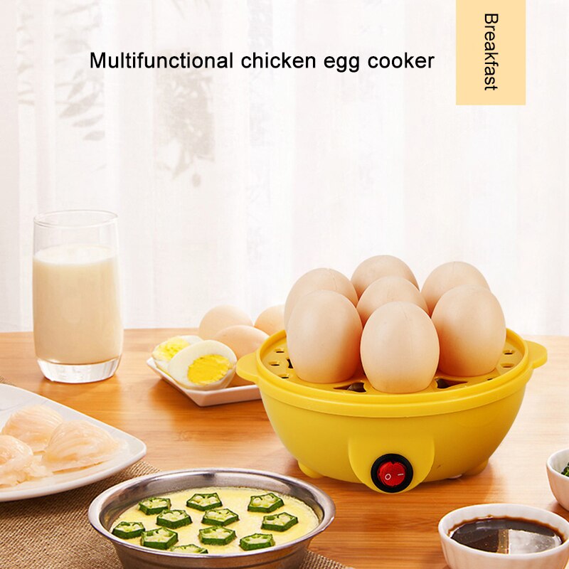 7-Capacity Egg Cooker Egg Boiler Electric Hard Boiled Egg Maker with Auto Shut Off Noise-Free Steamer Automatic Shut Off