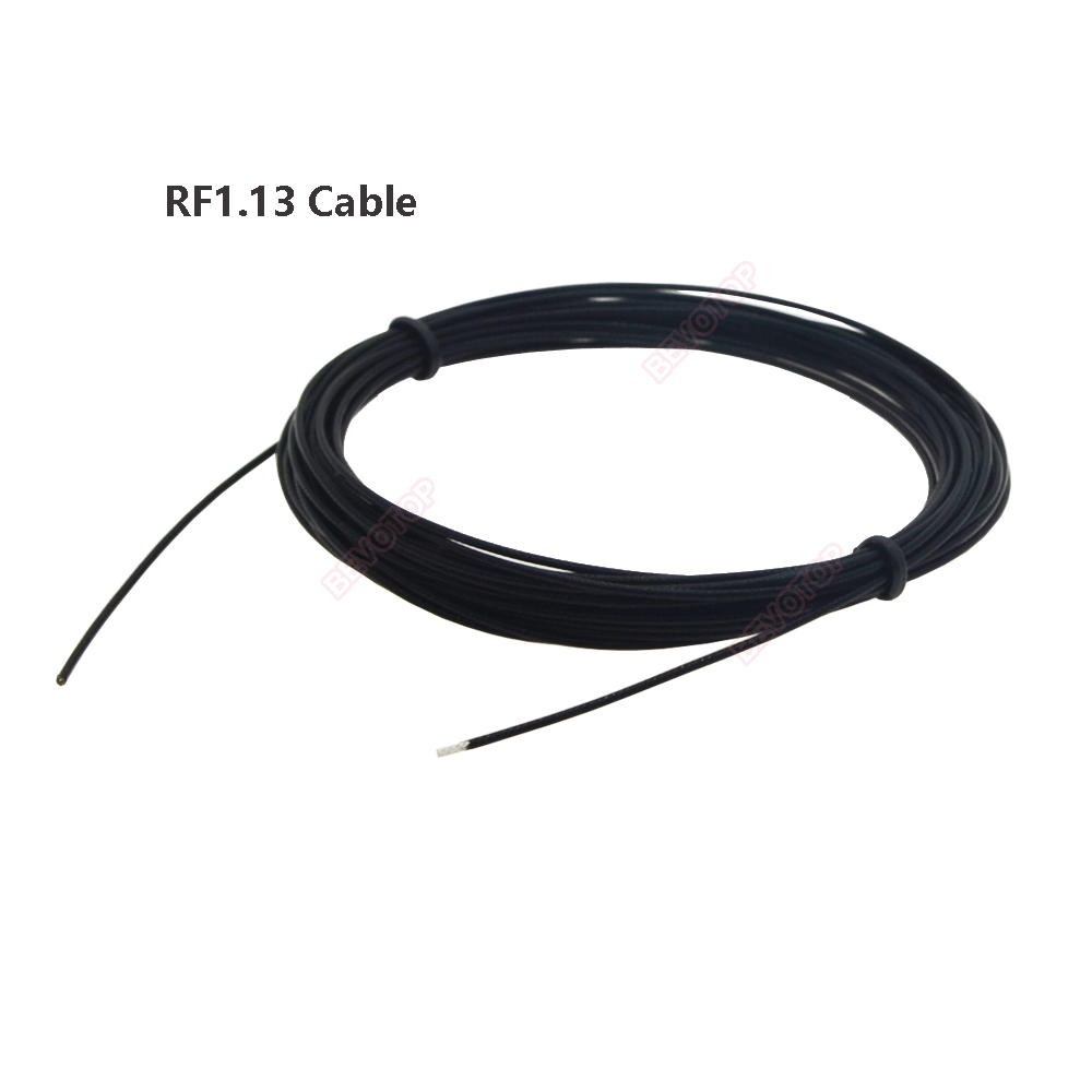 Cavo coassiale RF RF1.13 OD = 1,13 mm Pigtail 50 Ohm Cavo di prolunga coassiale RF Mini filo per connettore Ufl IPX-1 IPX-3 IPX-4 MHF4