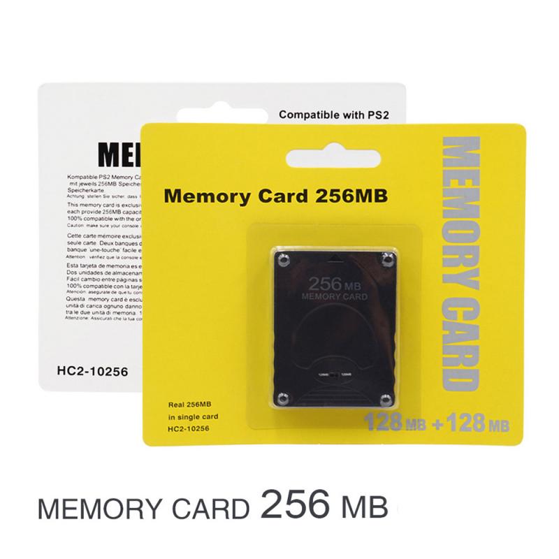 Game Card Memory Card PS2 Save Game Data Stick Module For Playstation 2 For Sony SD Card 8M/16M/32M/64M/128M/256M: 256M