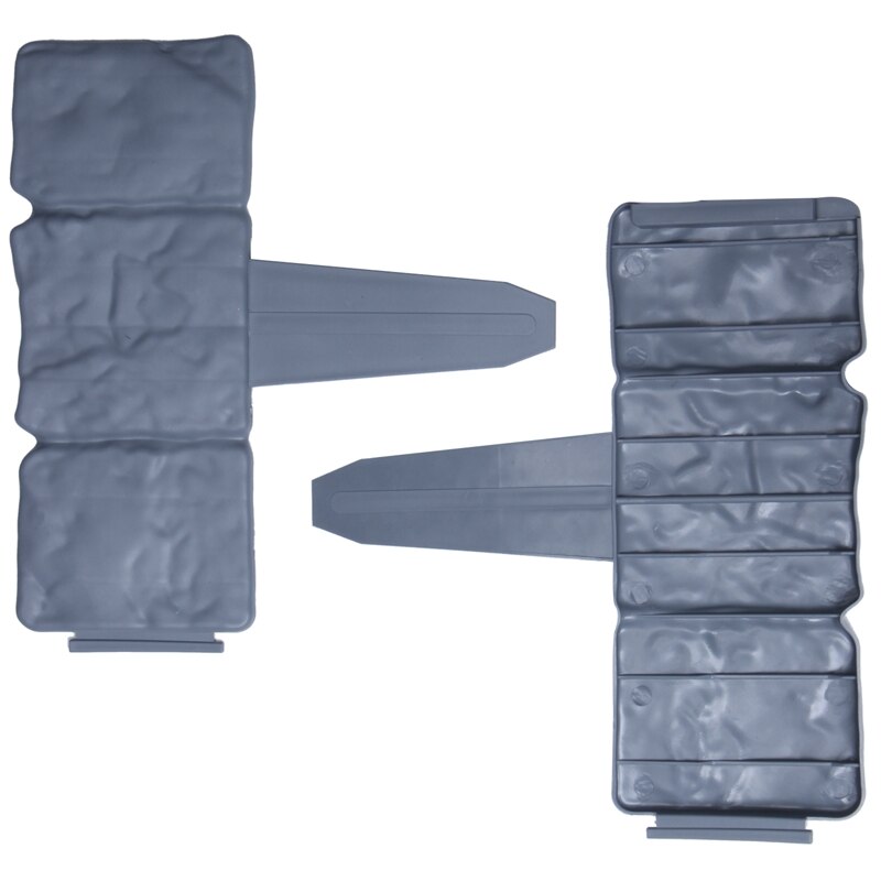 12Pc Grey Garden Fence Edging Cobbled Stone Effect Plastic Lawn Edging Plant Border Decorations Flower Bed Border