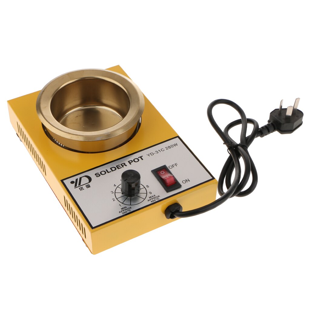 Pot de soudure d'acier inoxydable de YD-31C soudant le bain de dessoudage pour souder/souder 220V 100-580 ℃