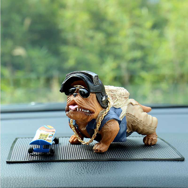 Auto Interieur Accessoires Ornamenten Bully Hond Auto Decoratie Bulldog Pop Speelgoed Dashboard Ornament Styling Accessoires