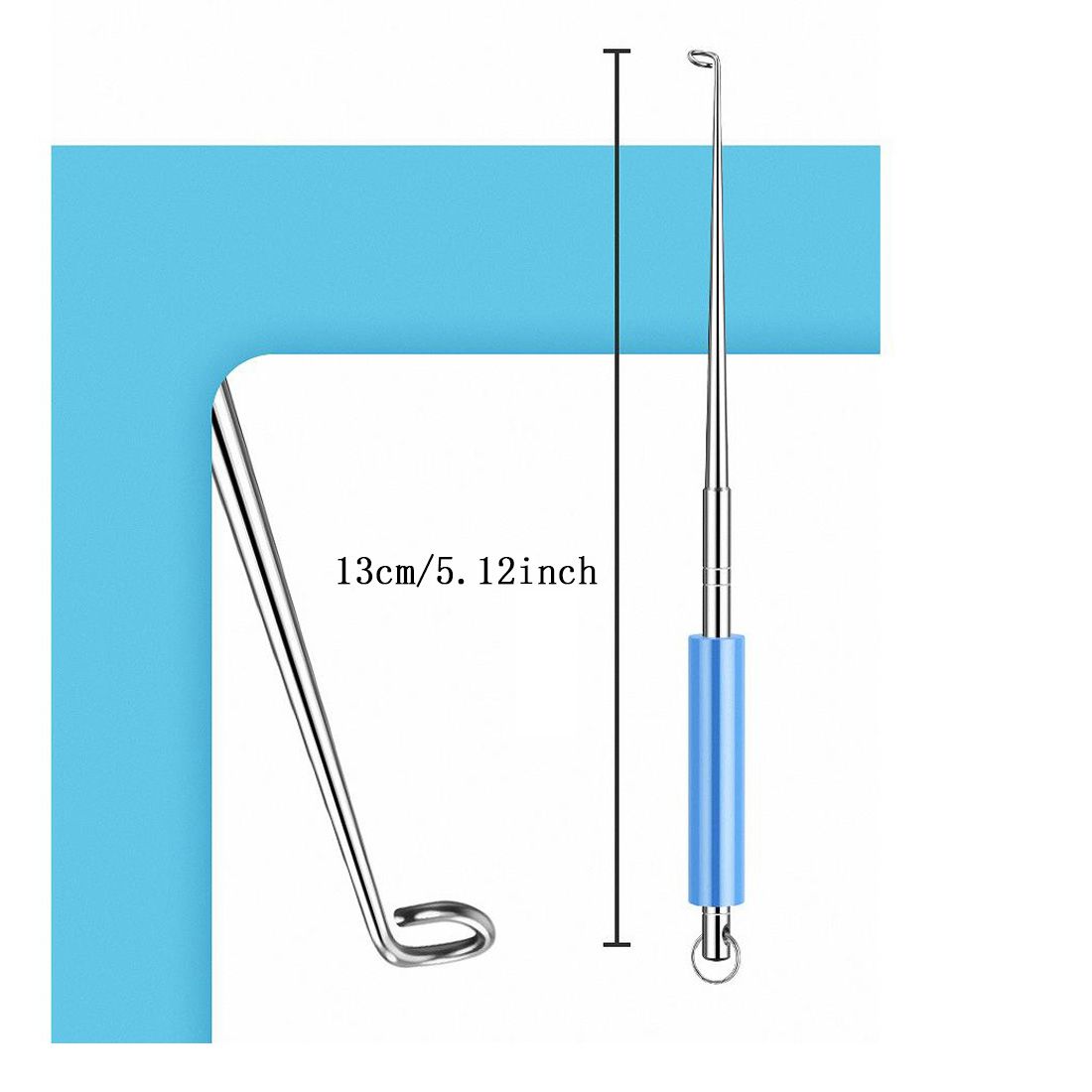 Stainless Steel Easy Fish Hook Remover Safety Fishing Hook Extractor Detacher Rapid Decoupling Device Fishing Tools Equipment