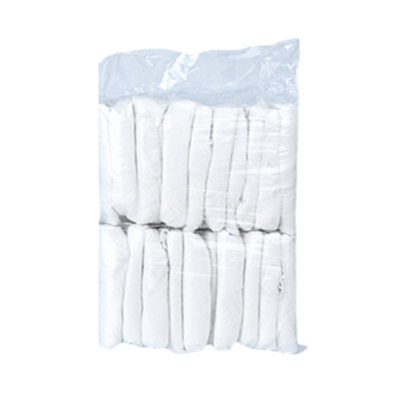 100 /  pakke vandtætte og oliesikre engangs ærmer, elastiske bånd, husholdnings rengøringsmateriel, lange ærmer: Hvid