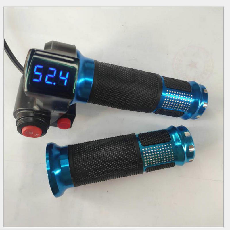 Dilwe Twist Throttle, 1 Paar Universele Rechts Elektrische Scooter Snelheidsregeling Twist Gashendel met Links Normale Grip voor Scooter 22,5 mm Stuur, Zwart Dilwe Twist Throttle, 1 Paar Universele Rechts Elektrische Scooter Snelheidsregeling Twist Gashendel met Links Normale Grip voor Scooter 22,5 mm Stuur, Zwart