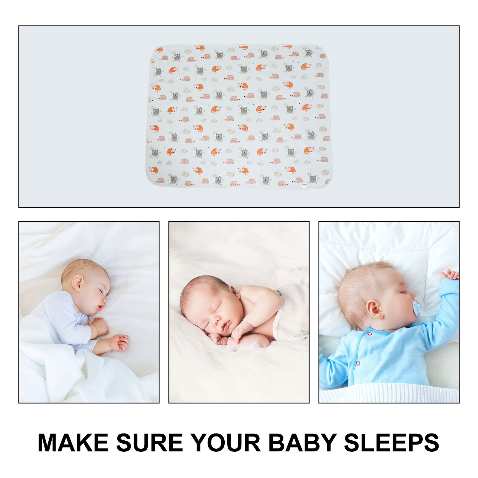 1pc Washable Baby Mat Bed Protection Absorbent Pad Waterproof Baby Piss Pad