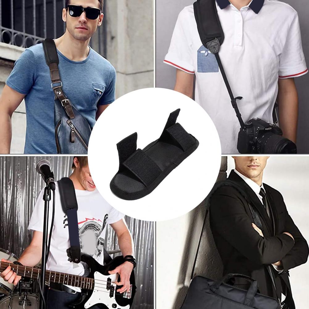 Almohadilla de hombro para bolsos, cojín con correa para bolso, mochila de lona, almohadilla para correa de hombro con cinta de sujeción desmontable para presión de uso