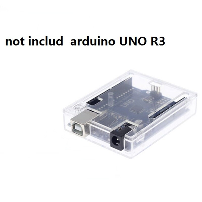 Plastic Case Shell Transparante Doos Case Shell Voor Arduino Uno R3 Beschermhoes