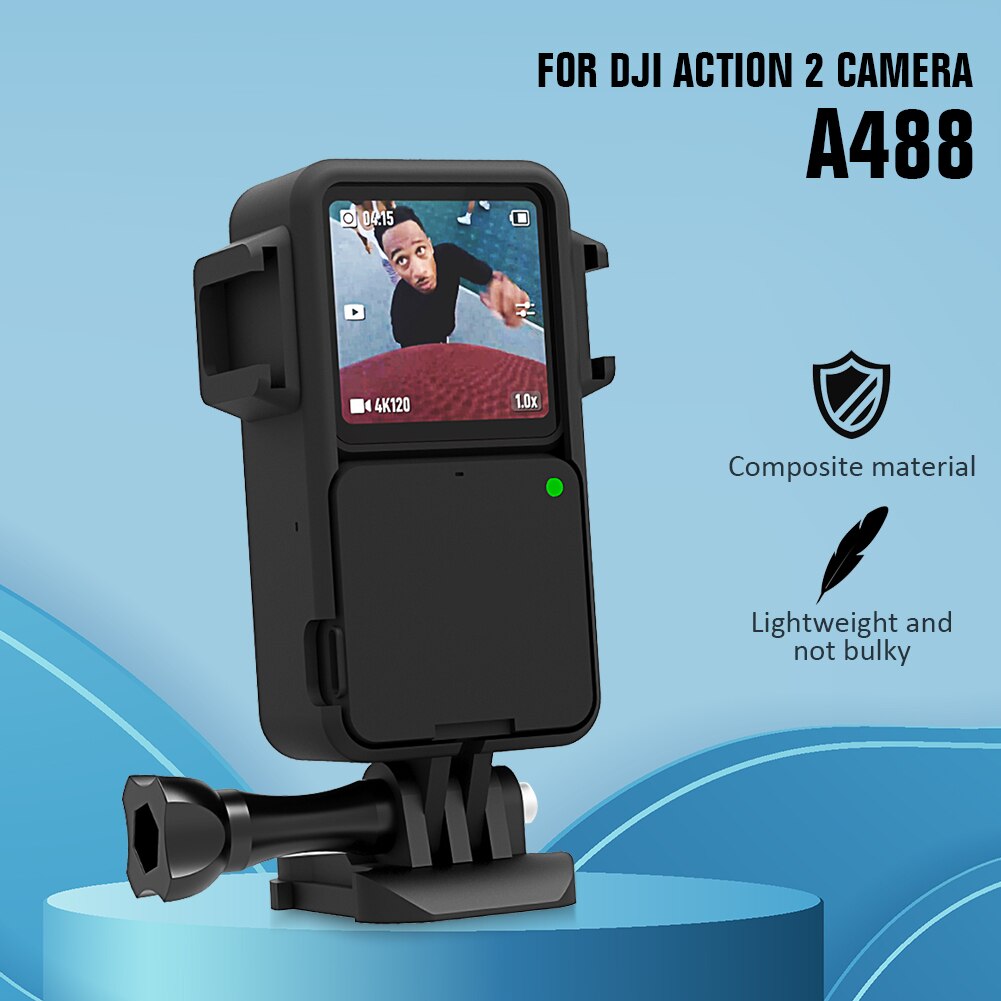 Schutzhülle für dji action 2 action-kamera, gehäuseabdeckung, halterung, displayschutzfolie, rahmenbox, action 2 zubehör