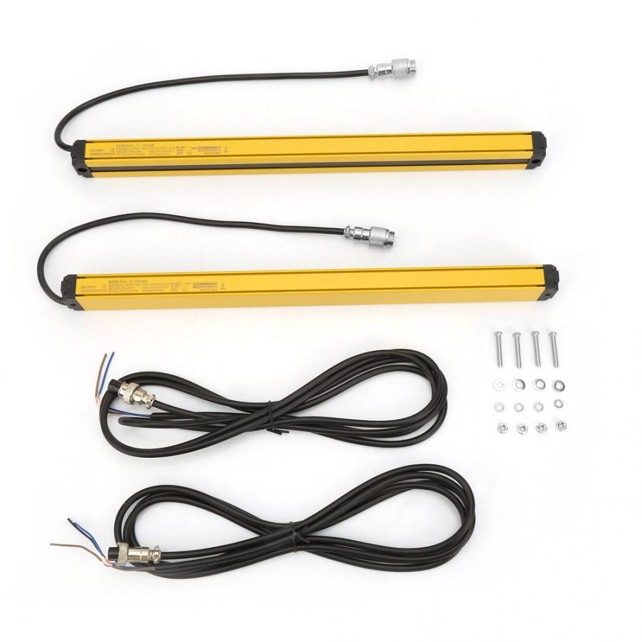 Pressure Monitors Light Curtain Sensor Switch Safety Light Grating Security Device DC10-30V Medidor De Presion: 8 Beams