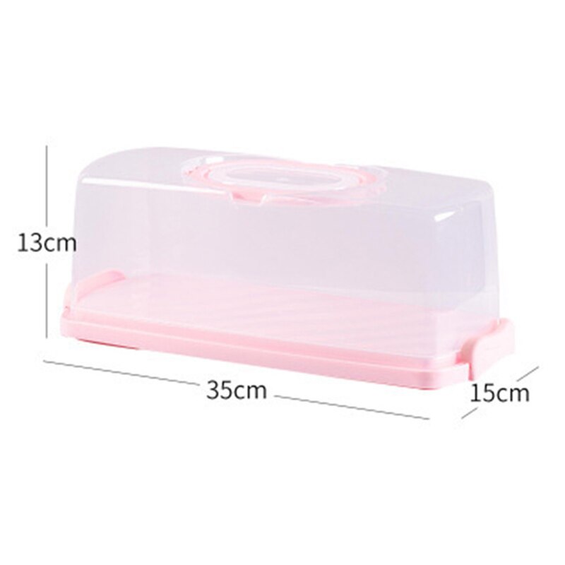 6/8/10 Inch Cake Carrier Portable Plastic Pastry Storage Box Dessert Container Cover Case Fruits Vegetables Storage Boxs: Square