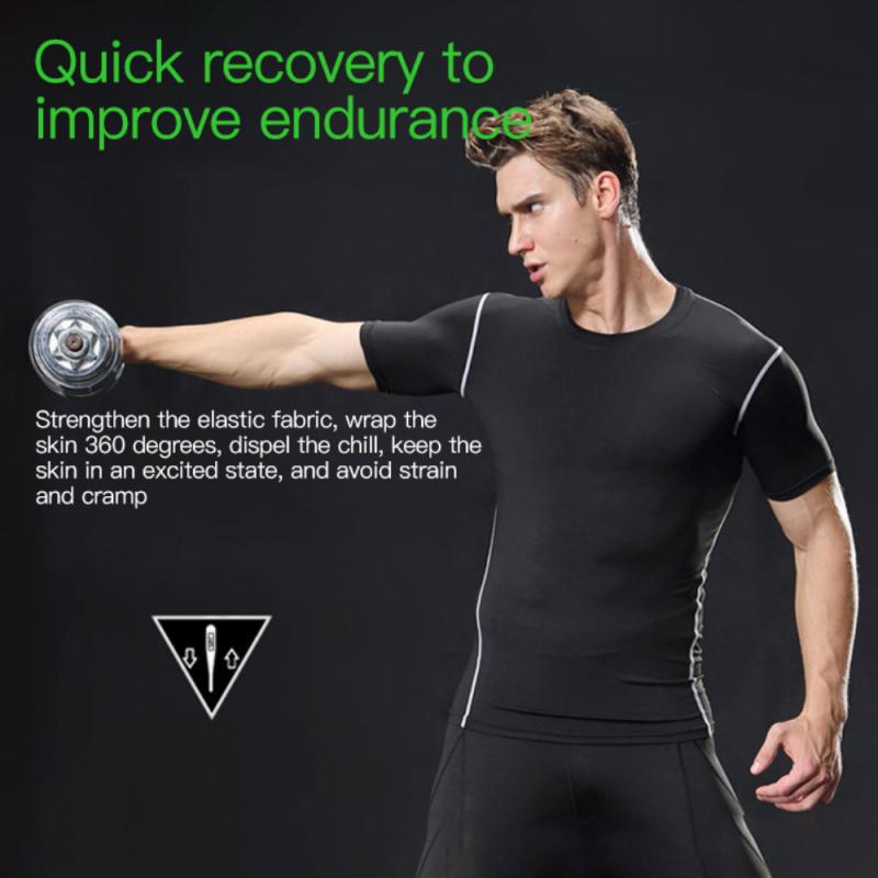 Newest Running T Shirt Quick Dry Fitness Shirt Training Exercise Clothes Gym Sports Tops Breathable Sport Vest
