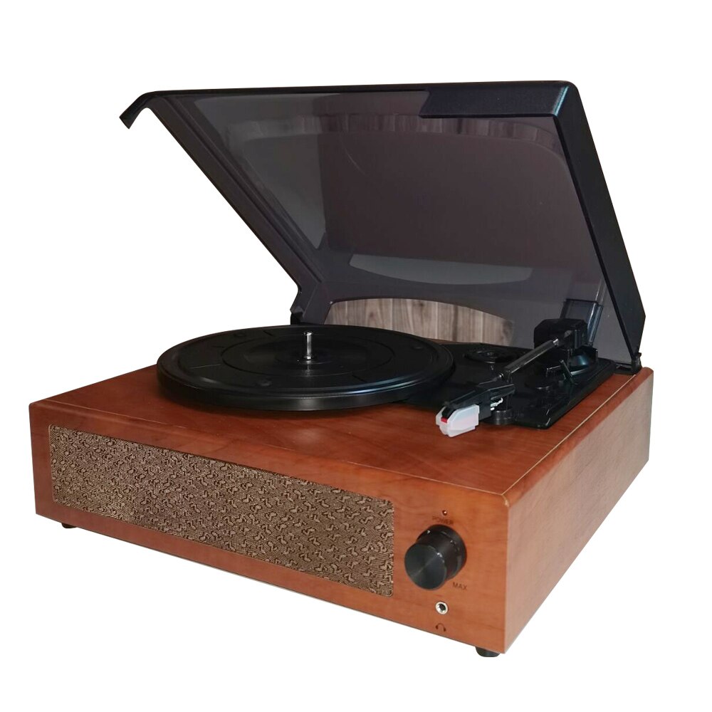 Bluetooth lautsprecher retro phonographen grammophon Vinyl aufzeichnen Spieler Klassische plattenspieler wiedergabe Gebaut-in Stereo Lautsprecher 33/45/78RPM