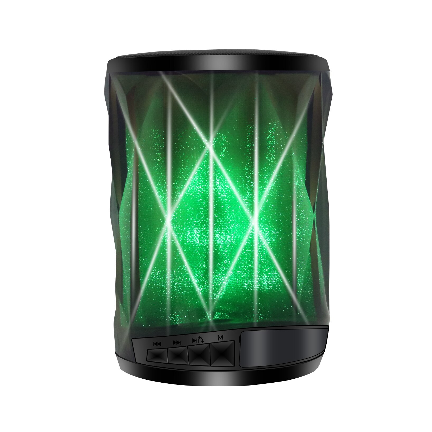 Desk Lamp Subwoofer Cube With Bluetooth Speaker Led Light