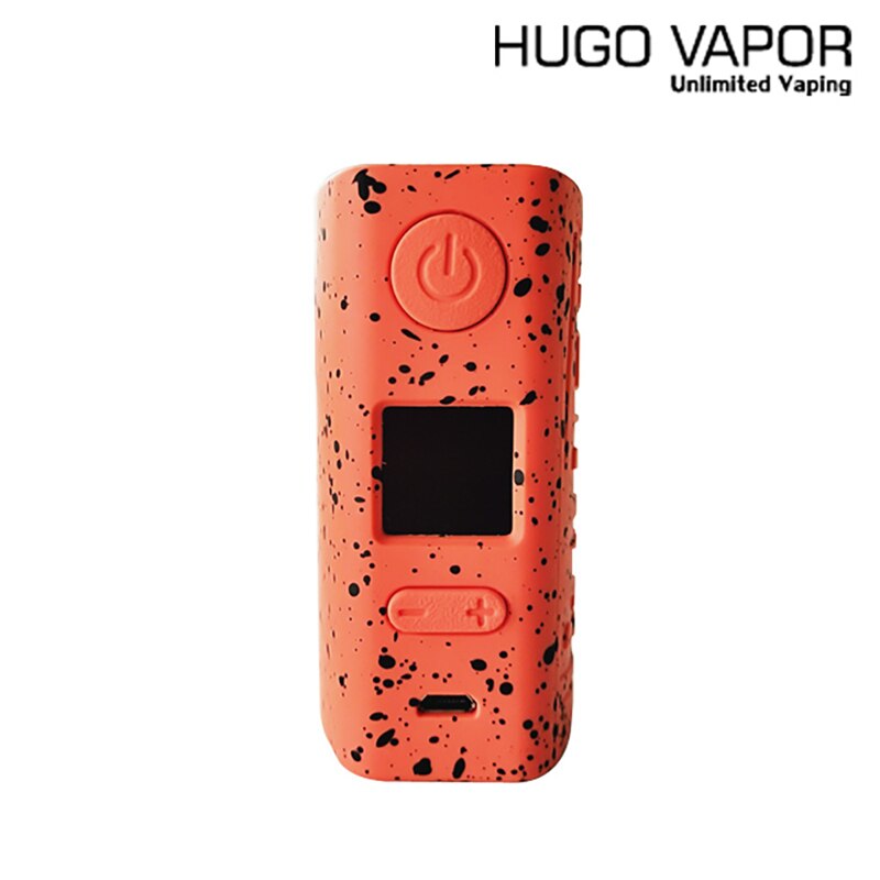 Hugo Vapor Rader Eco 200W Box Mod Powered by Dual 18650 Batteries 0.96"inch Square OLED Screen Diaplays vape mods 100% Original: Silver